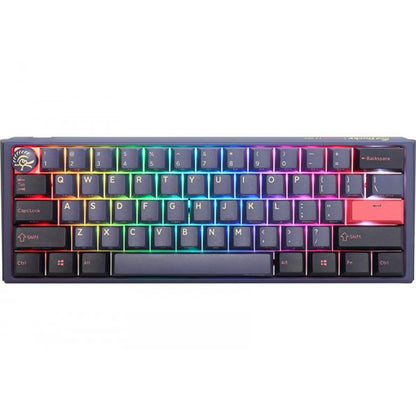 Ducky One 3 Cosmic Blue Mini Gaming Tastatur, RGB LED - MX-Speed-Silver