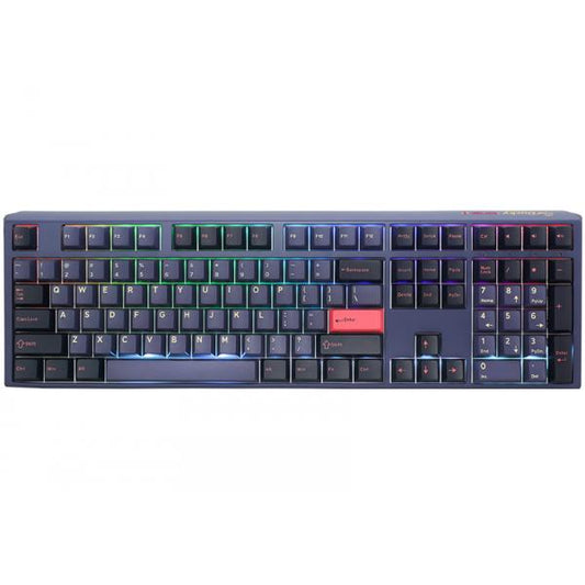 Ducky One 3 Cosmic Blue Gaming Keyboard, RGB LED - MX-Red (US)