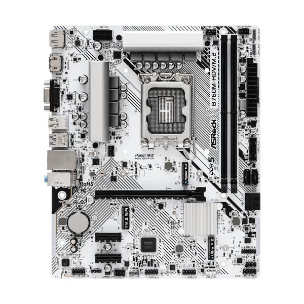 Asrock B760M-HDV/M.2 Intel B760 LGA 1700 micro ATX