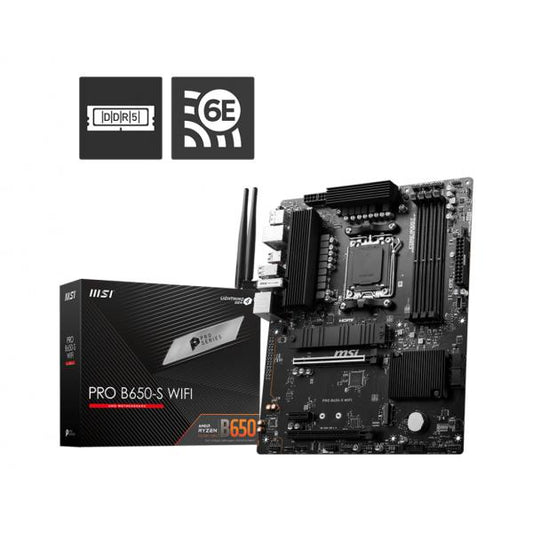 MSI PRO B650-S WIFI scheda madre AMD B650 Presa di corrente AM5 ATX