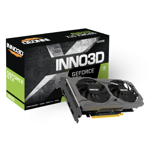 Inno3D GeForce GTX 1650 Twin X2 OC V3 NVIDIA 4 GB GDDR6