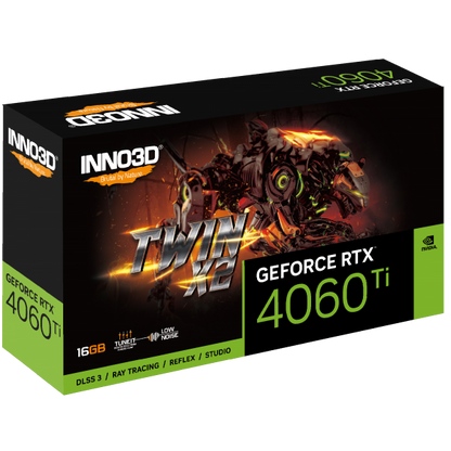 Inno3D N406T2-16D6-178055N scheda video NVIDIA GeForce RTX 4060 Ti 16 GB GDDR6