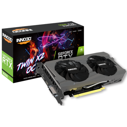 Inno3D GeForce RTX 3050 Twin X2 OC NVIDIA 8 GB GDDR6