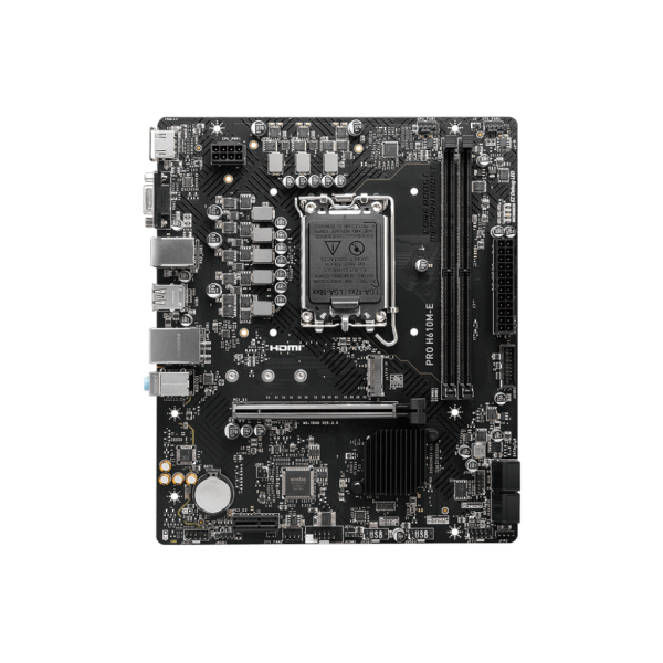 MSI PRO H610M-E scheda madre Intel H610 LGA 1700 micro ATX