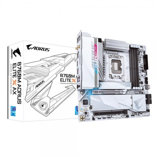 Gigabyte B760M AORUS ELITE X AX scheda madre Intel B760 Express LGA 1700 micro ATX