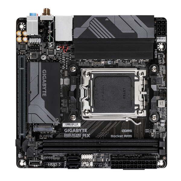 Gigabyte B650I AX scheda madre AMD B650 Presa di corrente AM5 mini ITX