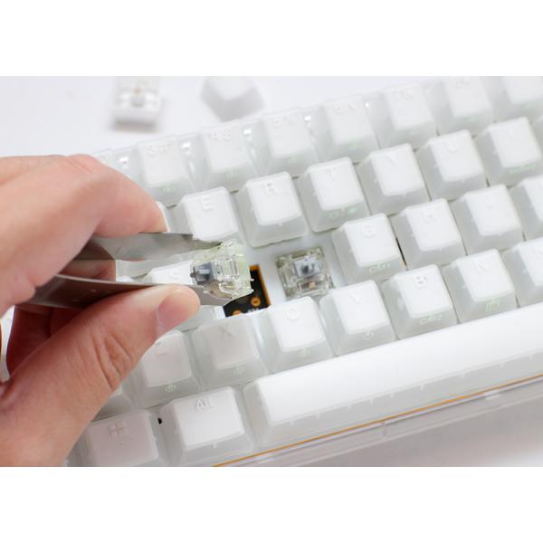 Ducky One 3 Aura White TKL Gaming Tastatur, RGB LED - MX-Brown (US)