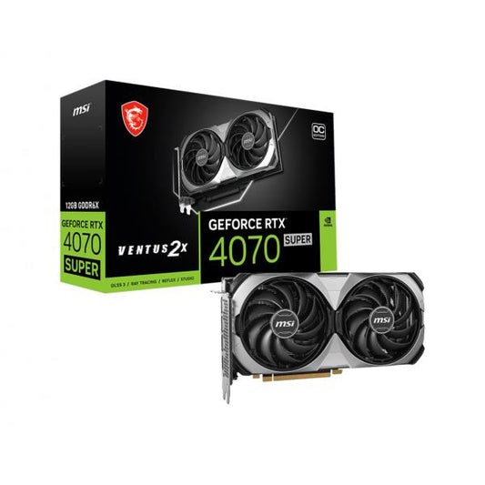 MSI VENTUS GeForce RTX 4070 SUPER 12G 2X OC NVIDIA 12 GB GDDR6X