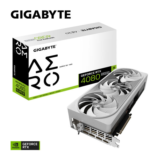 Gigabyte AERO GeForce RTX 4080 SUPER OC 16G NVIDIA 16 GB GDDR6X