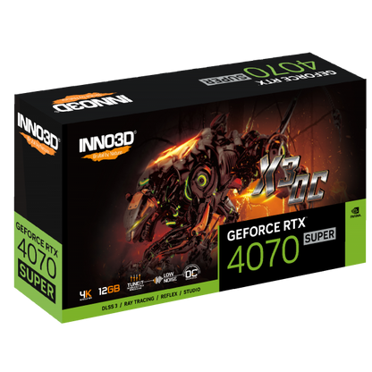 Inno3D GEFORCE RTX 4070 SUPER X3 OC NVIDIA 12 GB GDDR6X