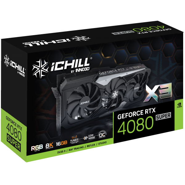 Inno3D iChill GeForce RTX 4080 SUPER NVIDIA 16 GB GDDR6X