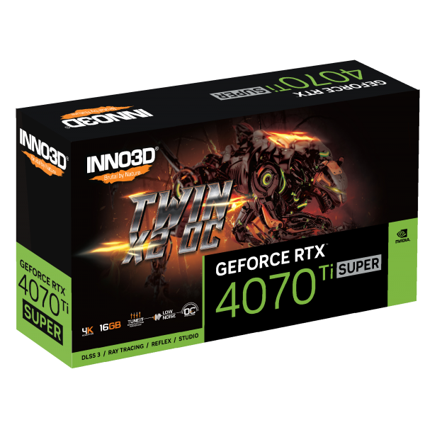 Inno3D GEFORCE RTX 4070 Ti SUPER TWIN X2 OC NVIDIA 16 GB GDDR6X