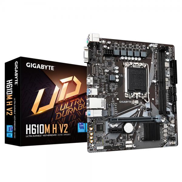 Gigabyte H610M H V2 scheda madre Intel H610 Express LGA 1700 micro ATX