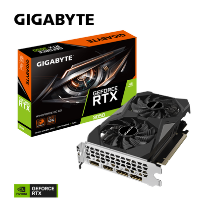 GIGABYTE GeForce RTX 3050 WINDFORCE OC 6G NVIDIA 6 GB GDDR6