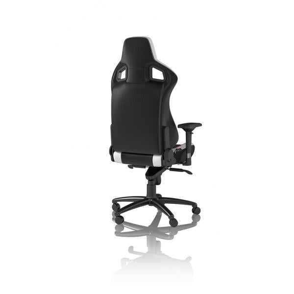 noblechairs EPIC Real Leather Gaming Chair - black/white/red