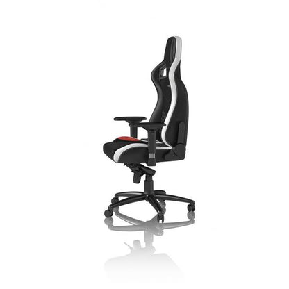 noblechairs EPIC Real Leather Gaming Chair - black/white/red