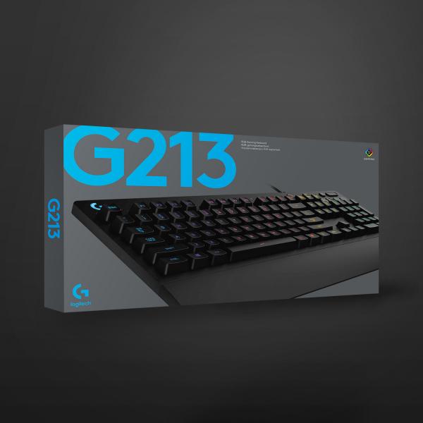 Logitech G213 Prodigy RGB-Gaming-Tastatur - schwarz