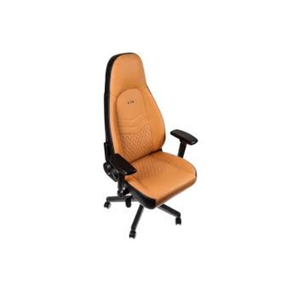 noblechairs ICON Real Leather Gaming Chair - Cognac/Black