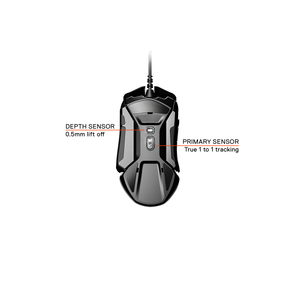 SteelSeries Rival 600 Gaming Maus - schwarz