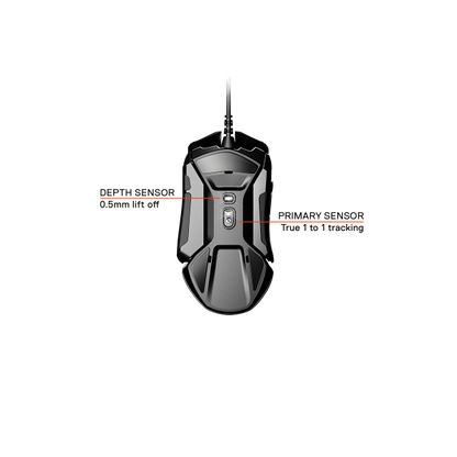 SteelSeries Rival 600 Gaming Maus - schwarz