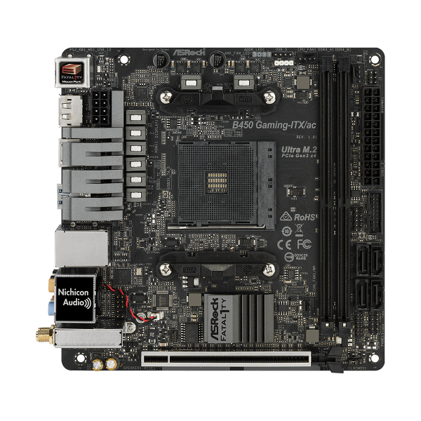 Asrock Fatal1ty B450 Gaming-ITX/ac Presa AM4 mini ITX AMD B450