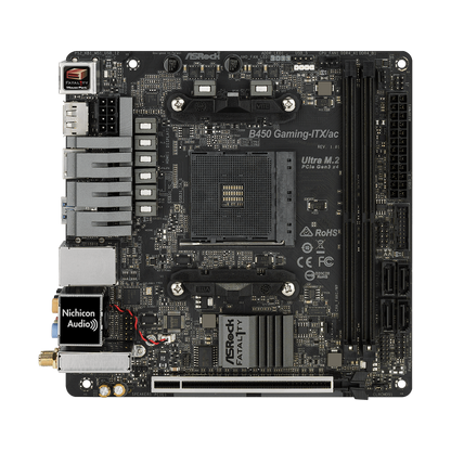 Asrock Fatal1ty B450 Gaming-ITX/ac Presa AM4 mini ITX AMD B450