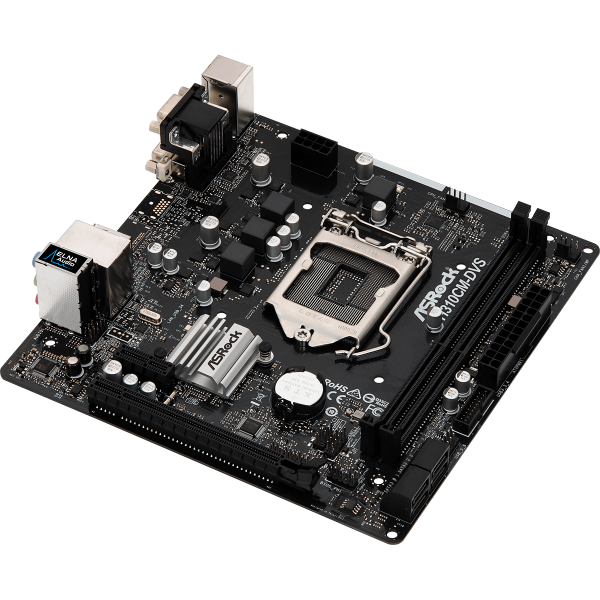 Asrock H310CM-DVS Intel H310 LGA 1151 (Presa H4) micro ATX