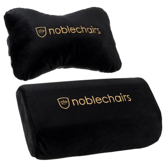 noblechairs Pillow Set for EPIC/ICON/HERO/LEGEND - black/gold