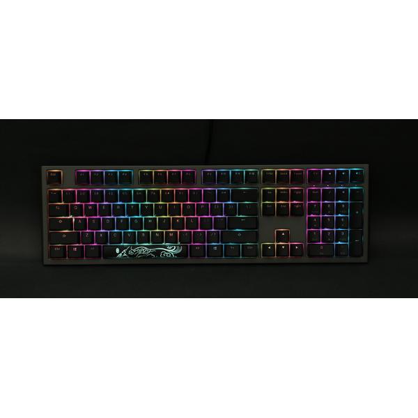 Ducky Shine 7 PBT Gaming Keyboard, MX-Blue, RGB LED - gunmetal