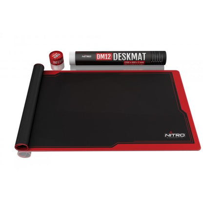 Nitro Concepts Deskmat, 1200x600mm - schwarz/rot