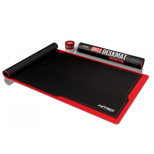 Nitro Concepts Deskmat, 1200x600mm - schwarz/rot