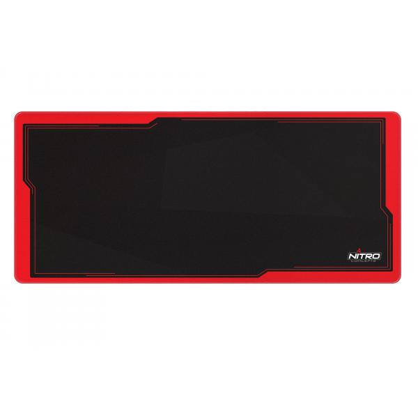 Nitro Concepts Deskmat, 900x400mm - Black/Red