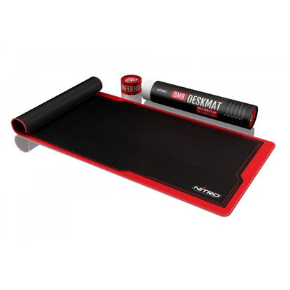 Nitro Concepts Deskmat, 900x400mm - Black/Red