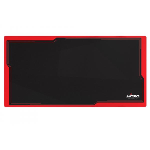 Nitro Concepts Deskmat, 1600x800mm - Black/Red