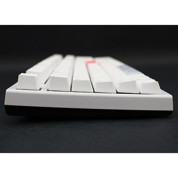 Ducky One 2 White Edition PBT Gaming Tastatur, MX-Speed-Silver, weie LED - wei