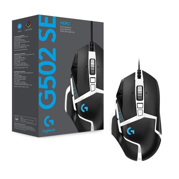 Logitech G502 SE Hero Gaming Maus - schwarz/wei