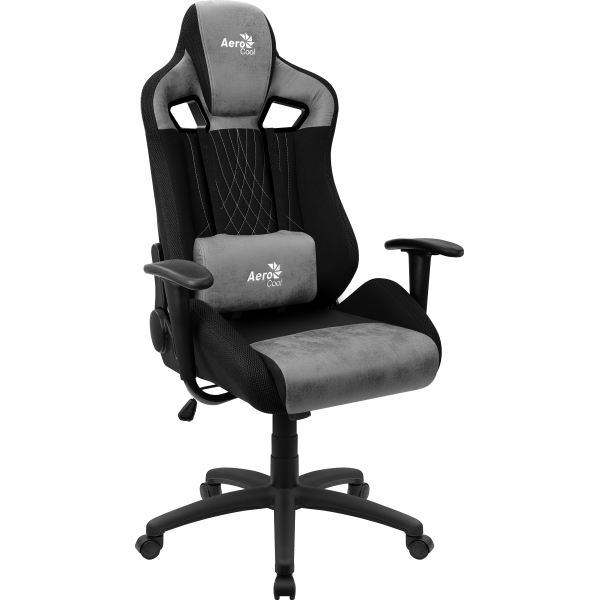 Aerocool EARL AeroSuede Gaming Stuhl - Stone Gray