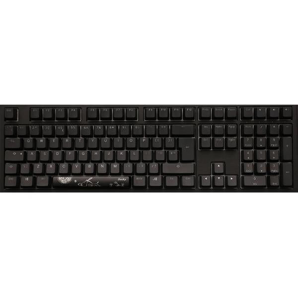 Ducky Shine 7 PBT Gaming Keyboard, MX Speed-Silver, RGB LED - blackout