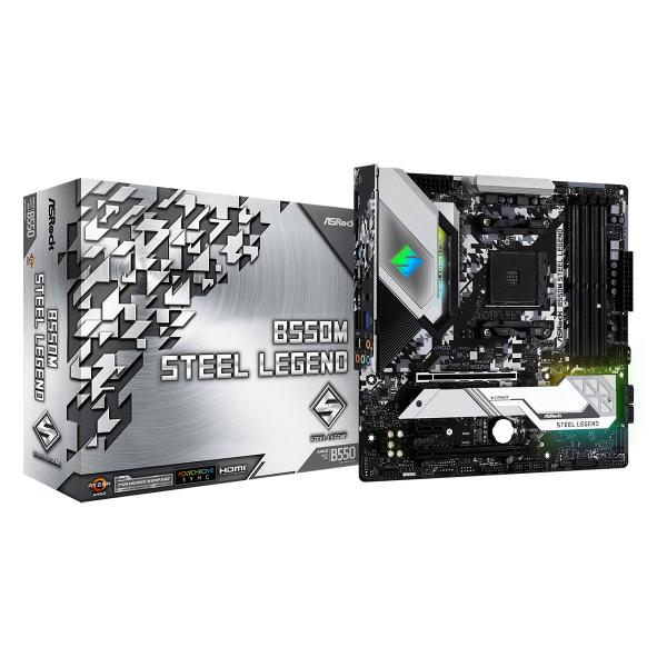 Asrock B550M Steel Legend AMD B550 Presa AM4 micro ATX