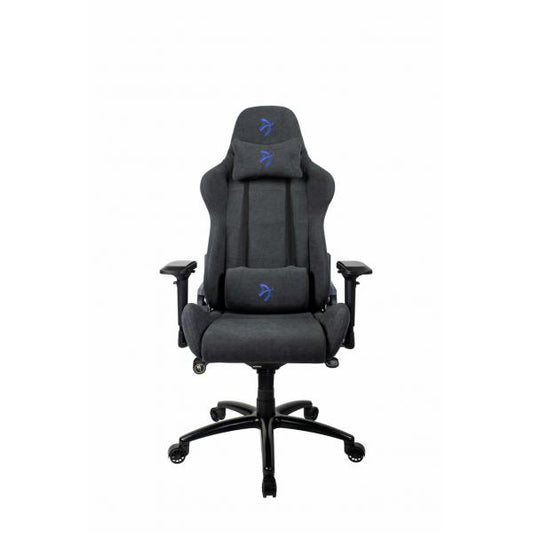 Arozzi Verona Signature Gaming-Stuhl, Polsterstoff - anthrazit/blau