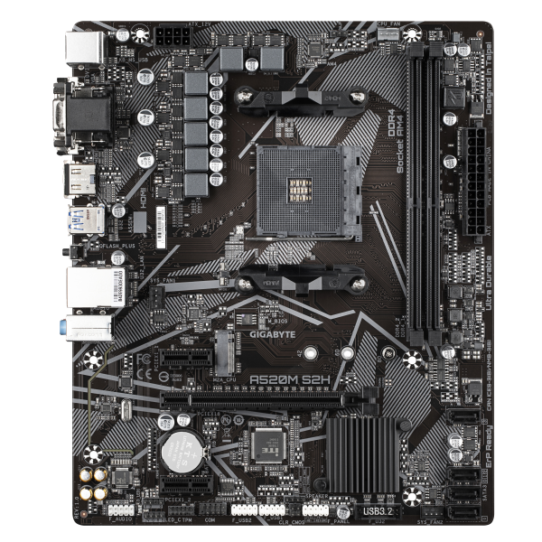 Gigabyte A520M S2H scheda madre Presa AM4 micro ATX