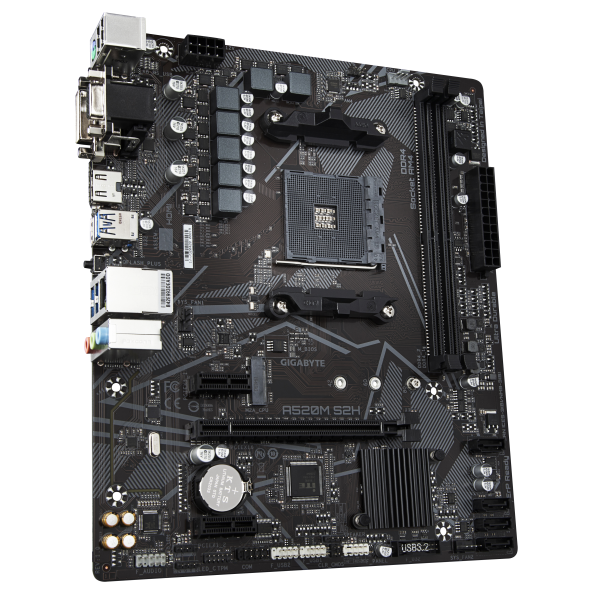 Gigabyte A520M S2H scheda madre Presa AM4 micro ATX