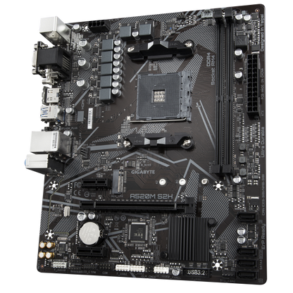 Gigabyte A520M S2H scheda madre Presa AM4 micro ATX