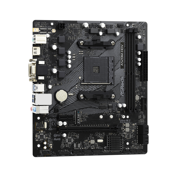 Asrock A520M-HDV Presa AM4 micro ATX