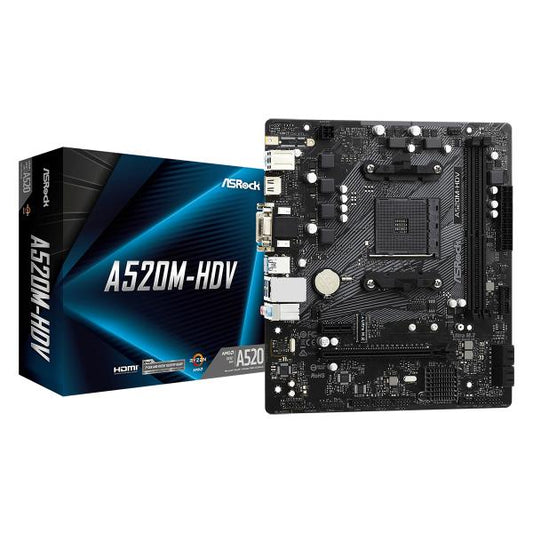 Asrock A520M-HDV Presa AM4 micro ATX