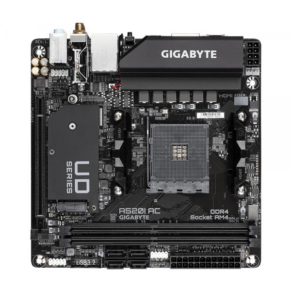 Gigabyte A520I AC scheda madre AMD A520 Presa AM4 mini ITX