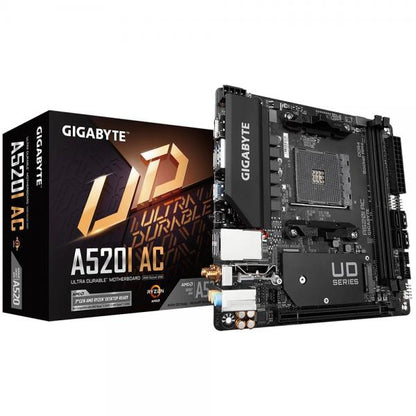 Gigabyte A520I AC scheda madre AMD A520 Presa AM4 mini ITX