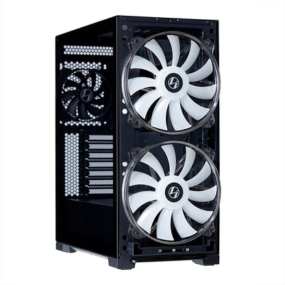 Lian Li LANCOOL 215 Mid Tower - ARGB, Tempered Glass, Black