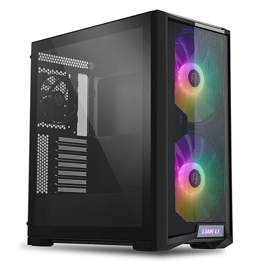 Lian Li LANCOOL 215 Mid Tower - ARGB, Tempered Glass, Black