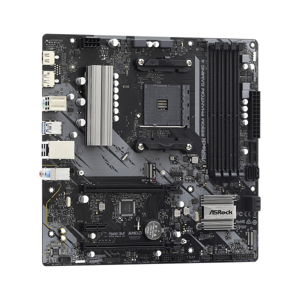 Asrock B550M Phantom Gaming 4 AMD B550 Presa AM4 micro ATX